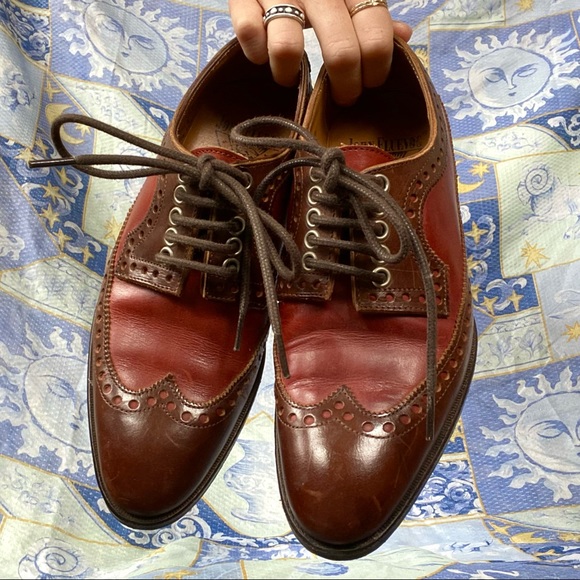 John Fluevog BrownItalian Leather Oxfords - Picture 2 of 5